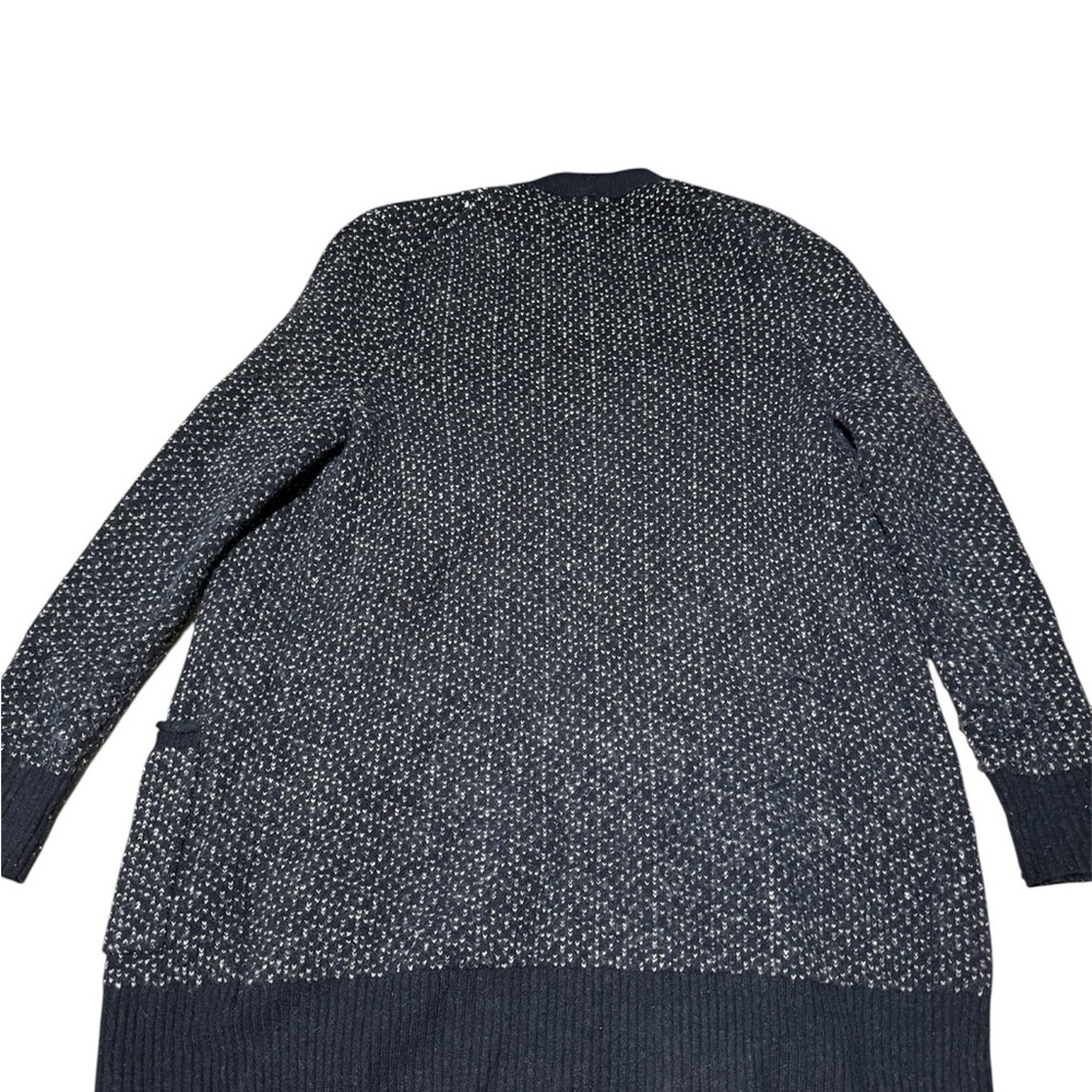 Madewell Navy and White Knit Cardigan - Picture 4 of 5